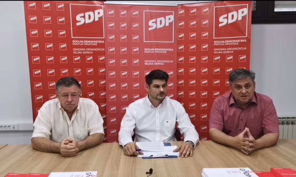 SDP Velika Gorica press konferencija