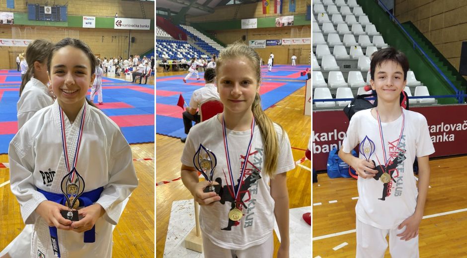 Karate klub Velika Gorica na natjecanju u Karlovcu