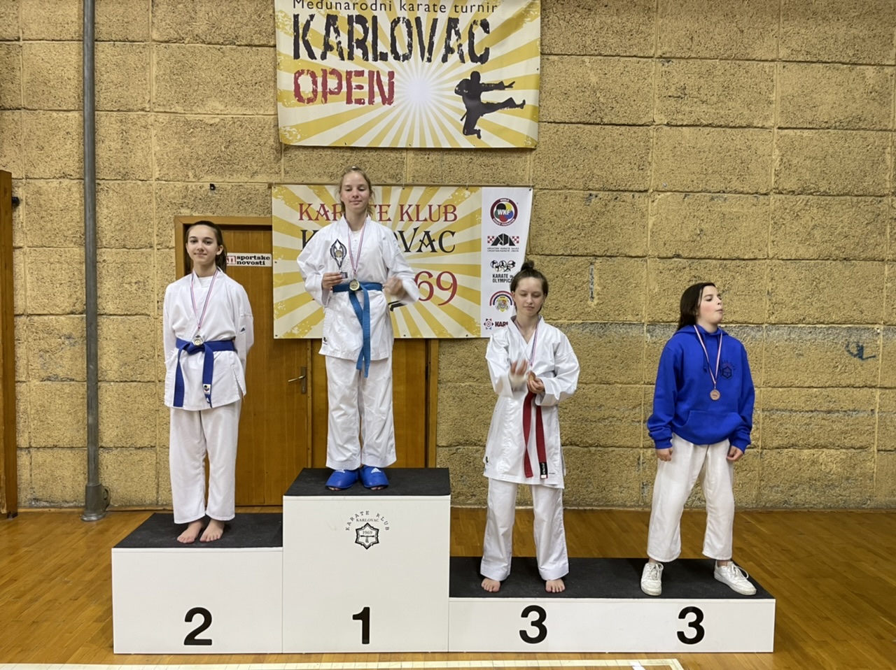 Karate klub Velika Gorica najupjesniji klub na natjecanju Karlovac Open 1